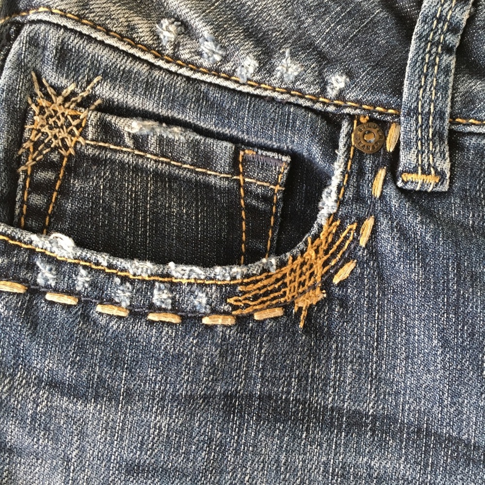 Silver Straight Jeans - Picture 2 of 5